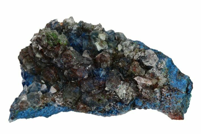 Shattuckite, Chrysocolla and Quartz Association - Mexico #155829